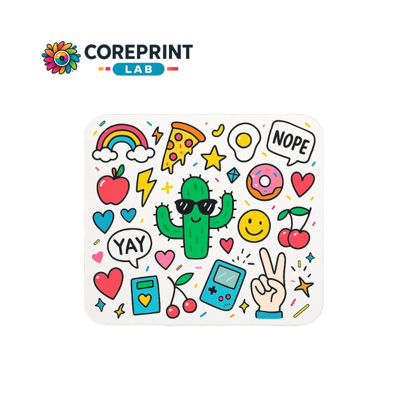 Mouse Pad Sublimado Personalizado Rectangular de Neopreno