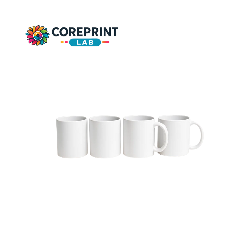 Taza Blanca para Sublimación 11oz AAA – Caja de 36 Piezas