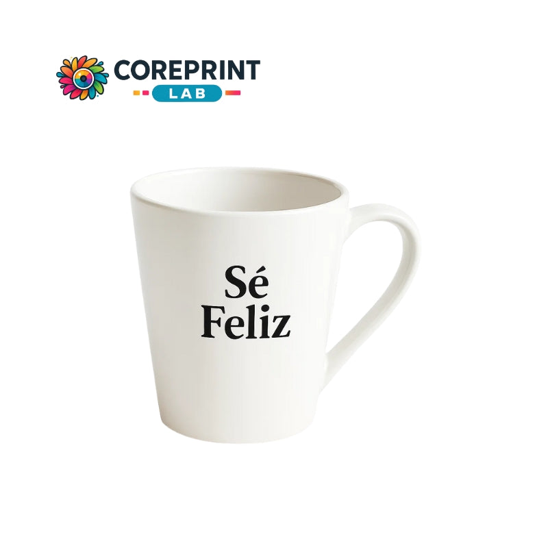 Taza Sublimada Cónica Blanca 12 oz Personalizada