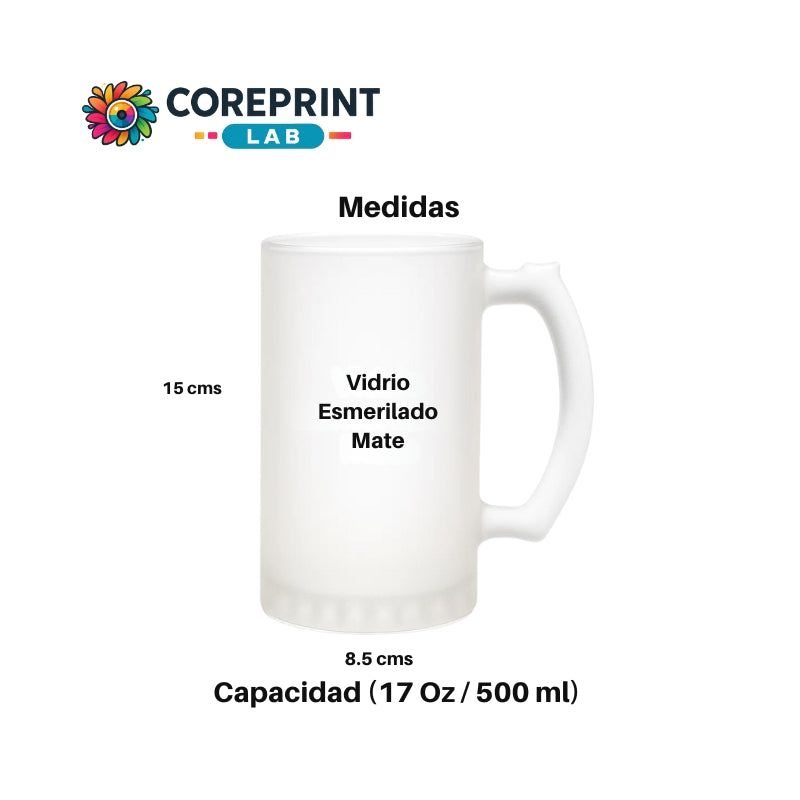 Tarro Sublimado Satinado 16 oz Personalizado