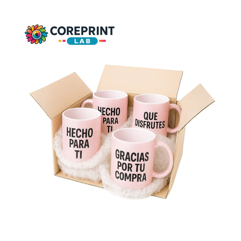 Taza Sublimada Glitter 11 oz Personalizada
