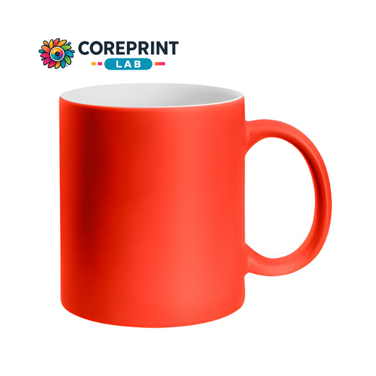 Taza Mágica Mate Roja 11oz para Sublimación