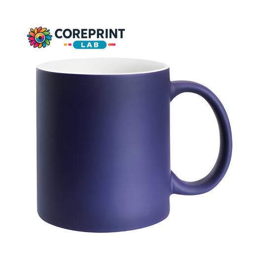 Taza Mágica Mate Azul 11oz para Sublimación