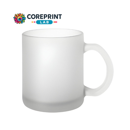 Taza de Vidrio Satinado 11oz para Sublimación
