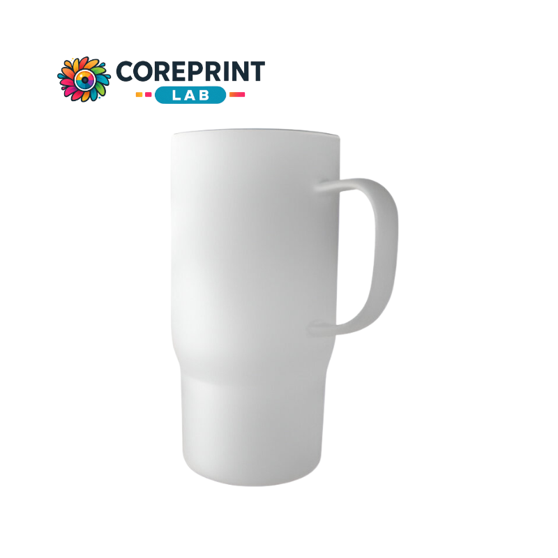 Tarro de Vidrio Satinado para Auto 900 ml Natural – Ideal para Sublimación