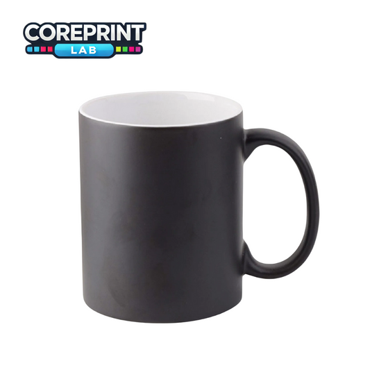 Taza Mágica para Sublimación 11oz Negro Matte - Pack 36pz