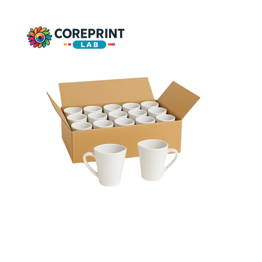 Taza Cónica para Sublimación 12oz – Caja de 36 Piezas