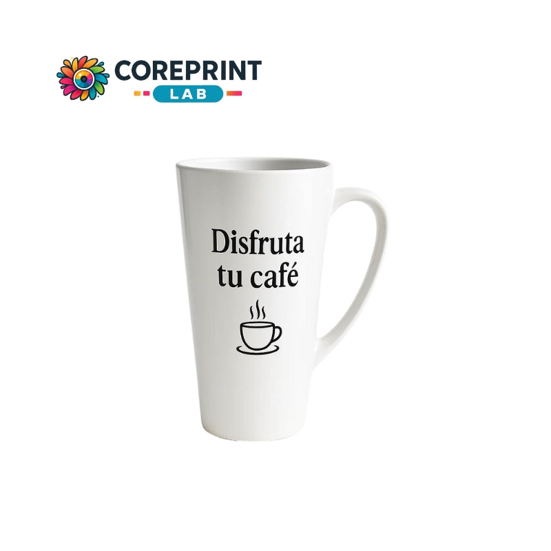 Taza Sublimada Cónica Blanca 17 oz Personalizada