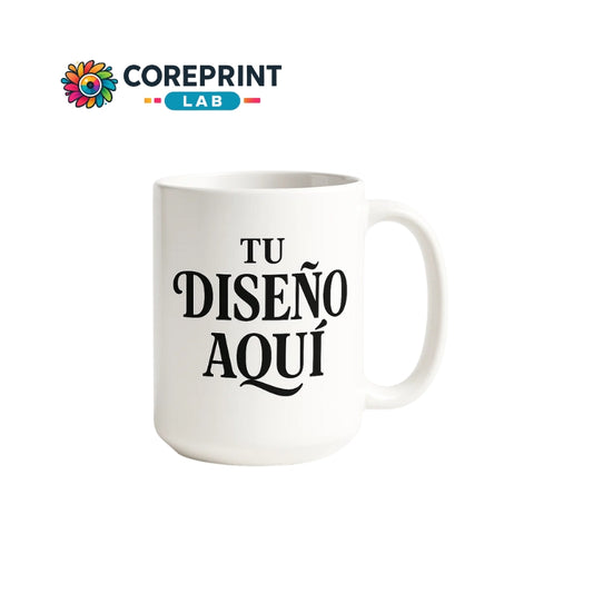 Taza Sublimada Blanca 15 oz Personalizada