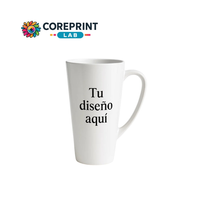 Taza Sublimada Cónica Blanca 17 oz Personalizada