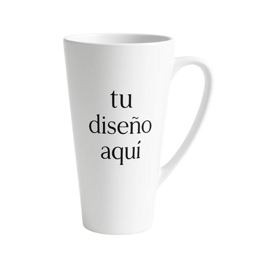Taza Cónica Blanca 17 oz Personalizada