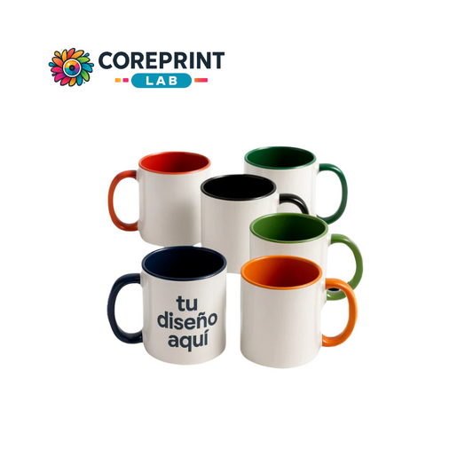Taza Sublimada Bicolor 11 oz Personalizada