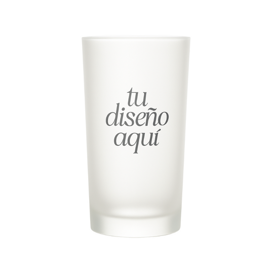 Vaso Cubero Satinado Personalizado