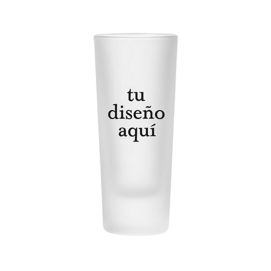 Tequilero Satinado 2 oz Personalizado