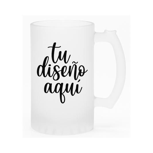 Tarro Satinado 16 oz Personalizado